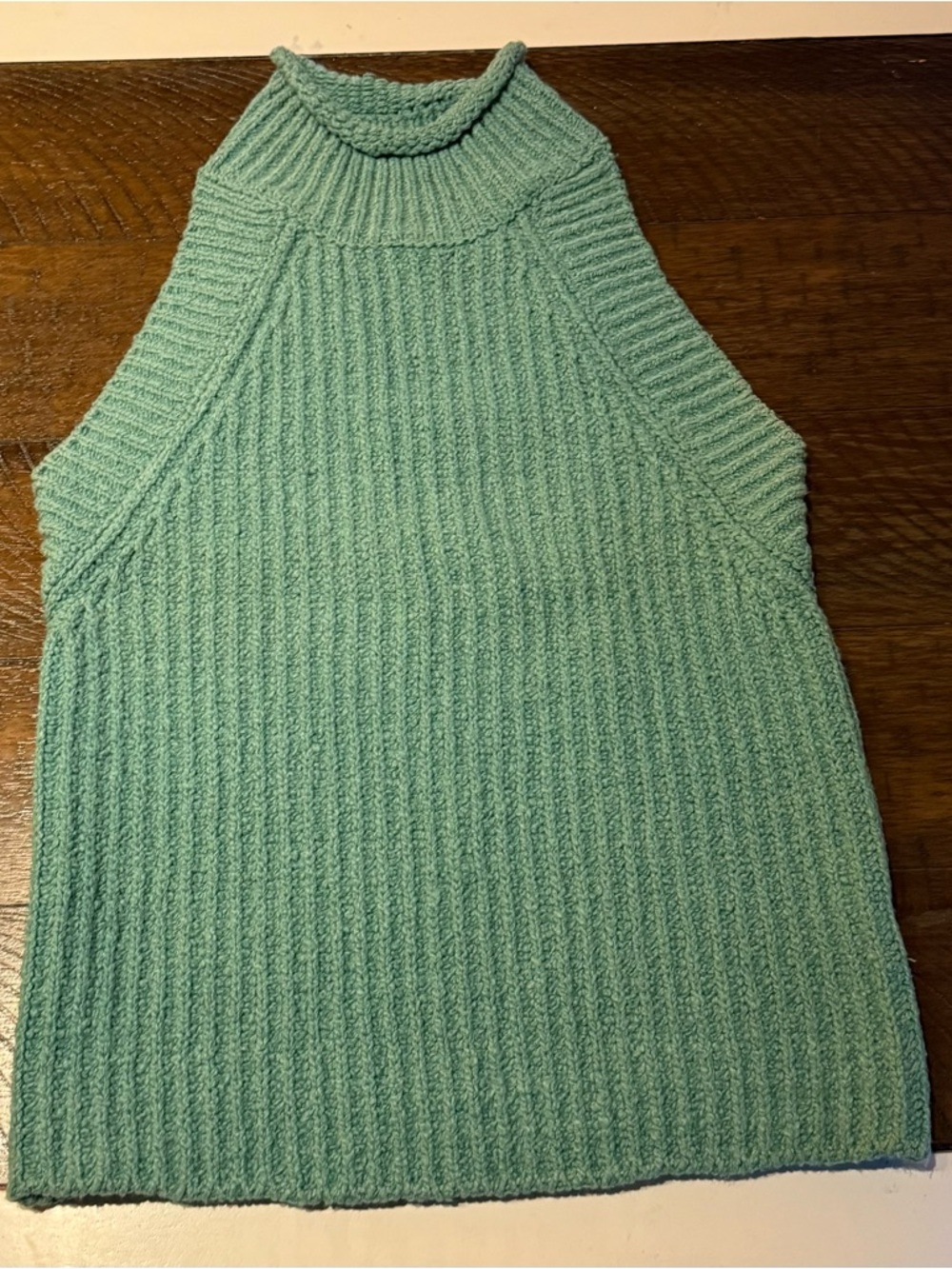 ANTHROPOLOGIE MOCK-TURTLENECK KNIT SWEATER  Sleeveless Ribbed Knit Halter Tank